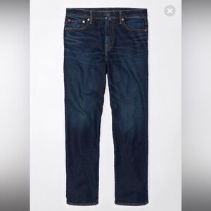 Brand New AE EasyFlex Blue Denim loose Jeans - 34x30